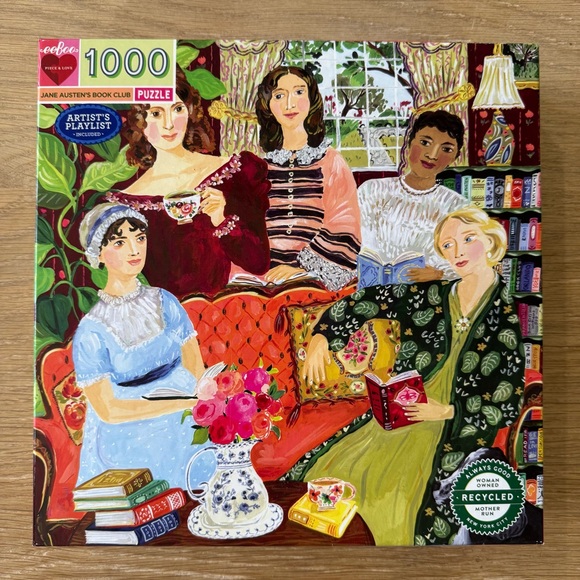 Jane Austen's Book Club 1000 Piece Puzzle - Picture 4 of 5